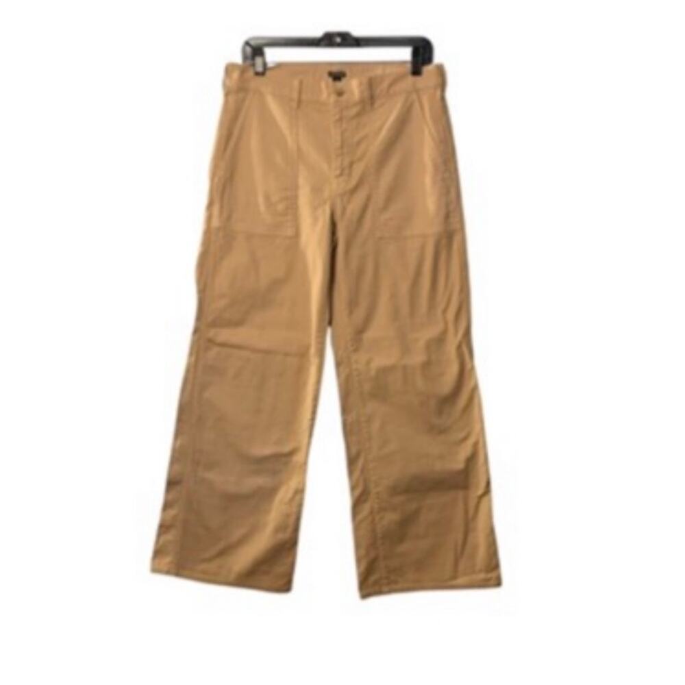 J Crew Camp Pocket Wide Leg Pants Sz 28 Casual Utility Preppy Gorpcore Casual